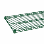 Green Epoxy Wet & Dry Wire Shelf Size: 21" x 60"