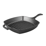 Lodge 10.5-in. Enameled Seasoned Square Grill Pan