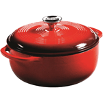 Lodge 4.5 Quart Red Enameled Cast Iron Dutch Oven EC4D43