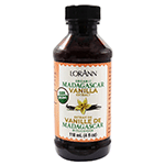 LorAnn Oils Organic Madagascar Vanilla Extract, Pure, 4 Oz