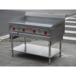 MagiKitchen MKG48 48" x 24" Natrual Gas Chrome Griddle, Great Condition
