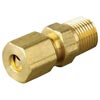 Male Connector; 1/8" MPT; 3/16" CCT Nut and Ferrule