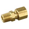 Male Connector; 1/8" MPT; 1/4" CCT Nut and Ferrule