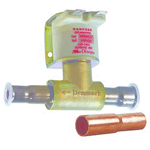 Manitowoc OEM # 7630101 / 76-3010-1, Solenoid; 1/2" ODF x 3/8" ODF Solder Fittings; 208/240V