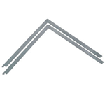 Martellato 2-Piece Stainless Steel Ganache Frame 0.2" (5mm) High