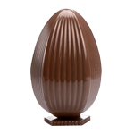 Martellato 20U3D03 Thermoformed Plastic Chocolate Egg Mold, 5 pc