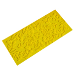 Martellato 30TS002 Decorative Silicone Mat for Log Dessert Mold, Floreal Design