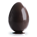 Martellato 3D Egg Polycarbonate Chocolate Mold, 4 Cavities