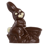 Martellato Chocolate Mold, Rabbit with Wheelbarrow