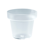 Martellato Clear Dessert Cup, Flowerpot Shape - Pack of 100