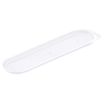 Martellato Clear Plastic Eclair Cup Lid - Pack of 100