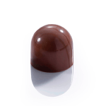 Martellato Clear Polycarbonate Chocolate Mold, Classic Bon, 28 Cavities 