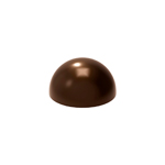 Martellato Clear Polycarbonate Chocolate Mold, Hemisphere 50mm Diameter, 8 Cavities