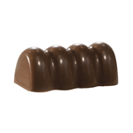 Martellato Clear Polycarbonate Chocolate Mold, Turn Praline, 25 Cavities