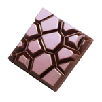 Martellato Clear Polycarbonate Chocolate Mold, Stone Bar, 6 Cavities