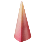Martellato Clear Polycarbonate Chocolate Mold, Triangular Pyramid Praline, 28 Cavities