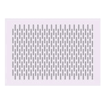 Martellato Decorating Stencil Grill - Lines-Staggered