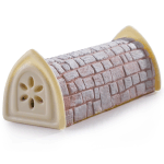 Martellato Decorative Silicone Mat for Log Dessert Mold, Medieval Design