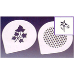 Martellato Flower Plastic Decorating Cake Stencil