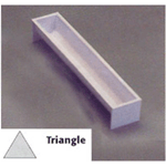 Martellato Plastic Log Mold 19" L. x 2 3/4" W., Triangle