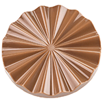 Martellato Plisse Polycarbonate Chocolate Mold, 2 Cavities