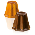 Martellato Polycarbonate Chocolate Mold, Pandoro, 24 Cavities