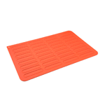 Martellato Red Silicone Eclair Mats, Cavity Measures 4.92" x 0.98"