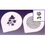 Martellato Rose Plastic Decorating Cake Stencil