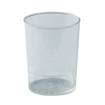 Martellato Round Dessert Cups Clear Plastic, 2" Diameter x 2 3/4" High Capacity 120 ml. (4 oz), PK of 100