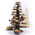 Martellato Thermoformed Modular Xmas Tree Chocolate Mold - Set of 2