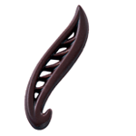 Martellato White Polycarbonate Chocolate Mold: Plume, 18 Cavities