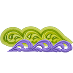 Marvelous Molds Flourish Border Silicone Mold