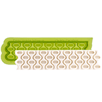 Marvelous Molds Mod Border Mold