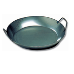 Matfer Black Steel Paella Pan 15-3/4