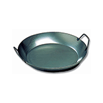Matfer Black Steel Paella Pan 17-3/4" Diameter x 2-1/4" High, Used Very Good Condition