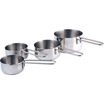 Measuring Cups Stainless Steel, Set of 4 Cups