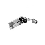 Meat Pusher Assembly complete with 2 Prongs (Chrome) for Berkel Meat Slicers OEM # 4675-00313