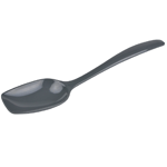 Melamine 10" Food Serving Spoon, Gray