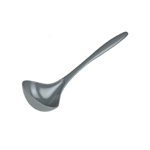 Melamine Food Ladle, 11" Overall Length, Gray