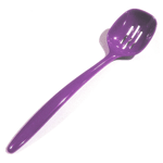 Melamine Slotted Food Serving Spoon, 12" Long, Violet