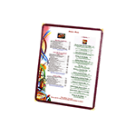 Menu Solutions Menu Cover, Single Pocket, Two Viewing Sides, 8-1/2" x 11"