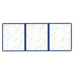 Menu Solutions Menu Cover, Triple Pocket, Six Viewing Sides, 8-1/2" x 11"