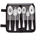 Mercer Culinary 35151 Plating Spoon Set with Storage Bag
