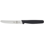 Mercer Culinary Serrated Bar Knife, Black Handle, 4-1/3" Blade