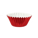 Mini Red Foil Cupcake Liners 1 1/4" Dia. x 7/8" High, Pack of 500 