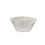 Mini Silver Foil Cupcake Liners 1 1/4" Dia. x 7/8" High, Pack of 500