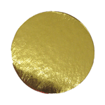 Mono-Board, 5" Gold Round - Pack of 25
