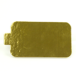 Mono-Board Gold, Rectangle 3-7/8" x 2-1/4" with Tab - Pack of 500
