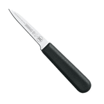 Mundial 5601-3-1/4 High Carbon 3 1/4" Paring Knife, Black Handle