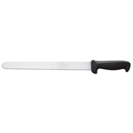 Mundial Black 12" Slicer, Smooth Edge 